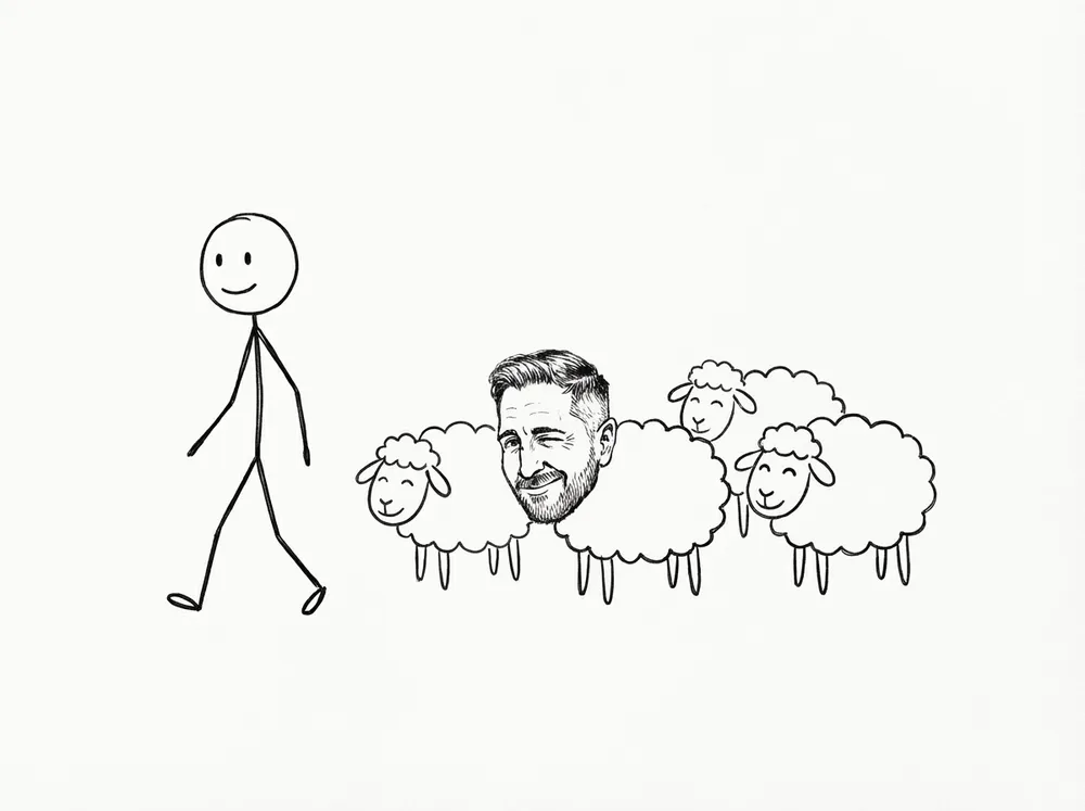 Me just happily following and doing what I am told