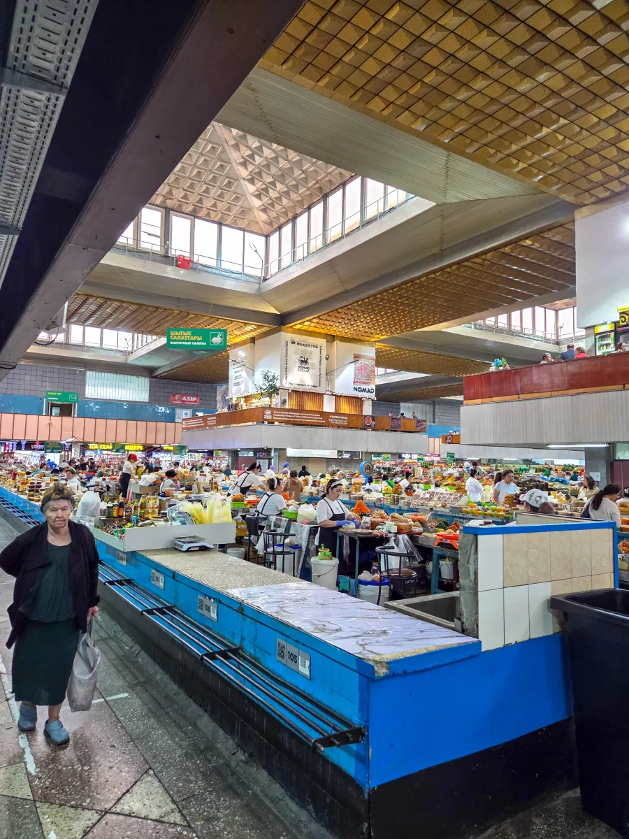 Soviet-era covered market hall